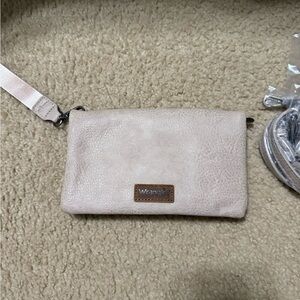 Wrangler Beige Wristlet Clutch